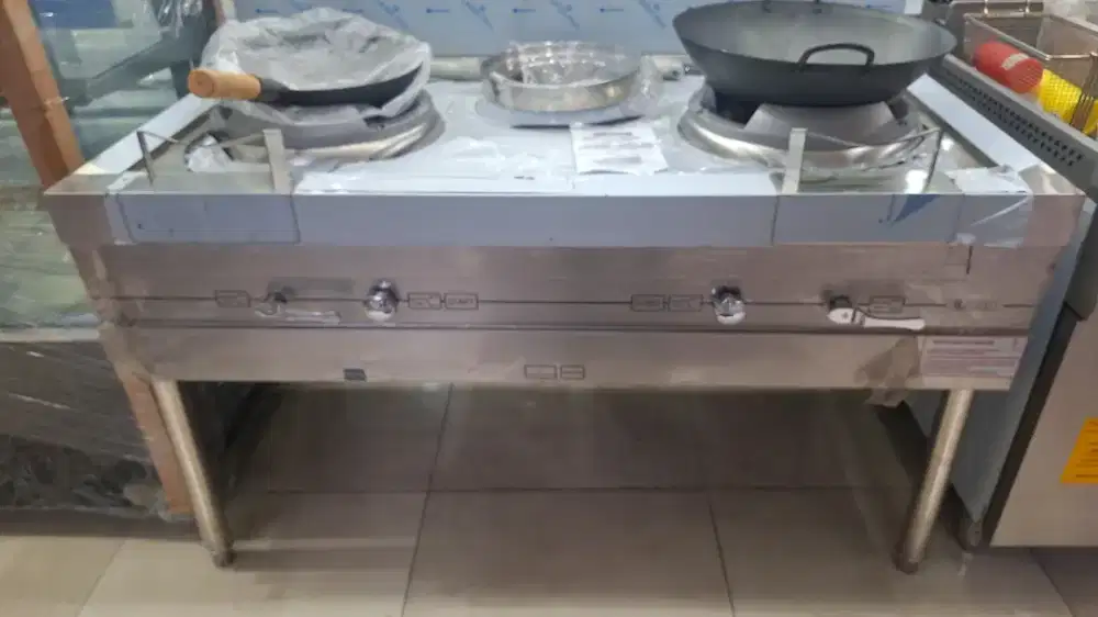 Kompor Gas Kwali Range Getra 2 Tungku CS-1480Dx