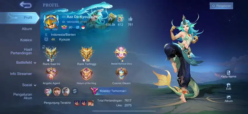 AKUN ML SULTAN MURAH