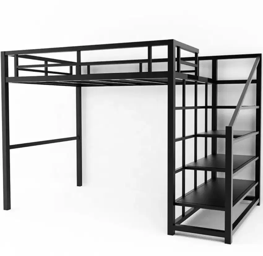 Mezzanine kamar bed rangka besi