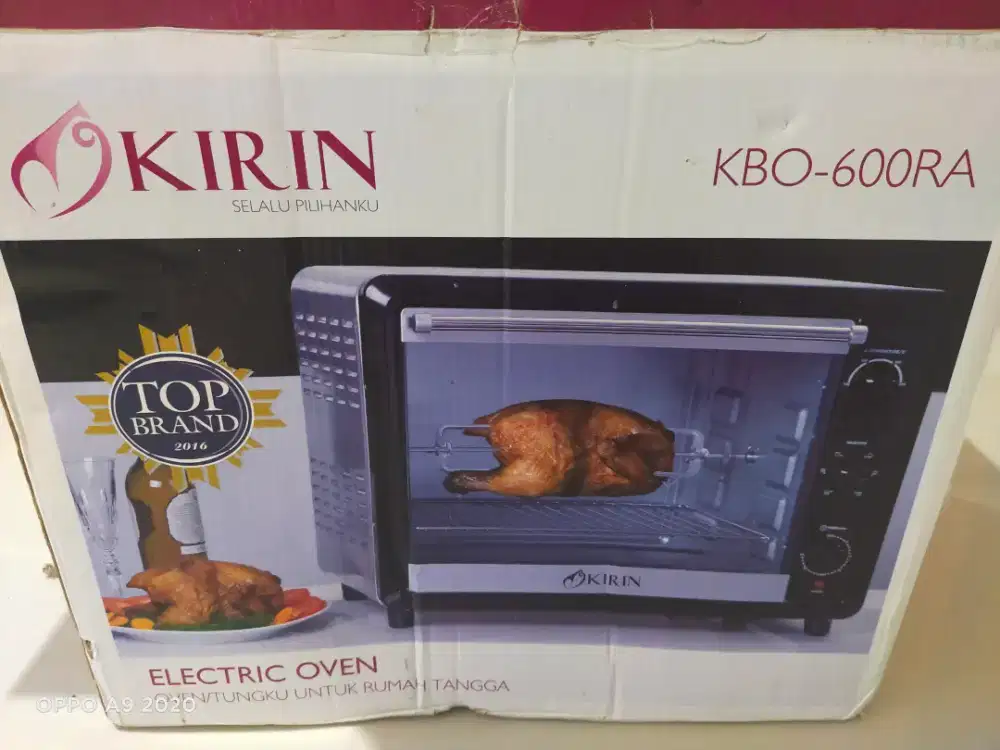 Oven kirin tipe 600ra kapasitas 60L