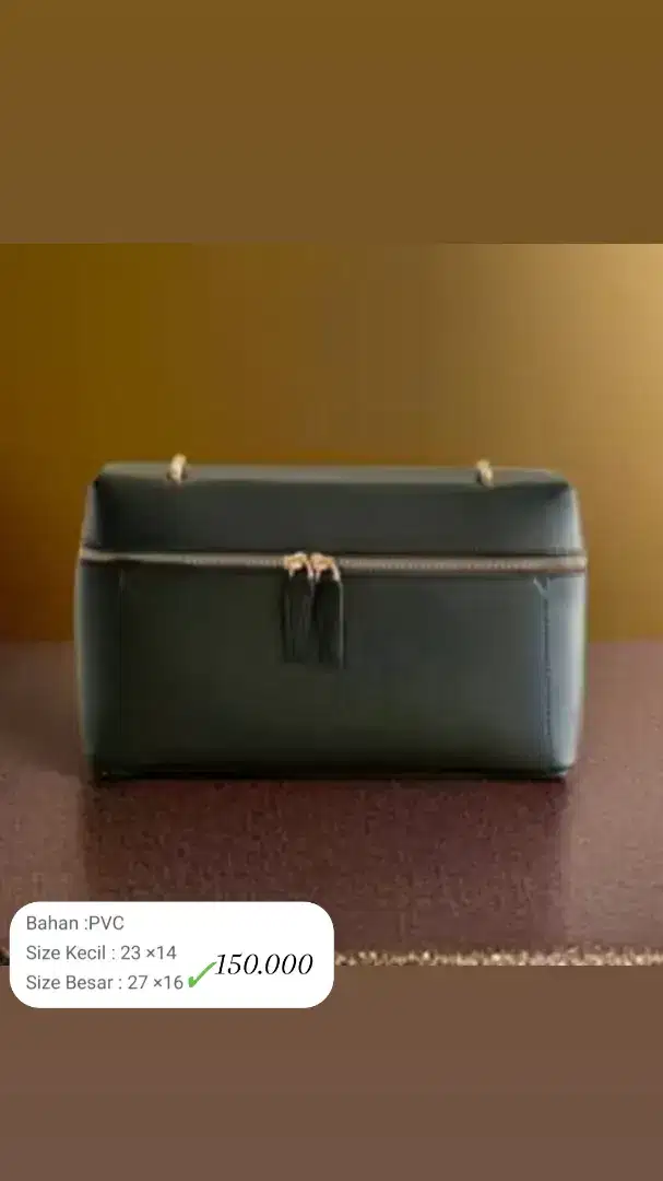 Tas baju celana pemakaian 1x PRELOVED