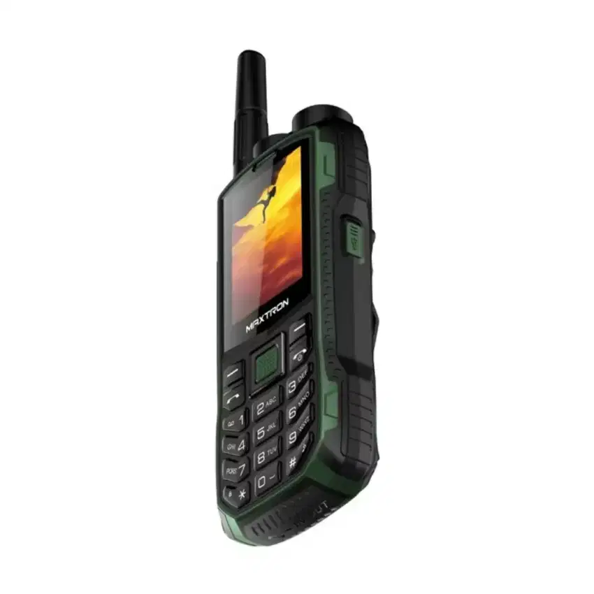 Hape Qwerty Maxtron warna hijau Army