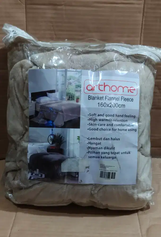 Selimut bulu flannel