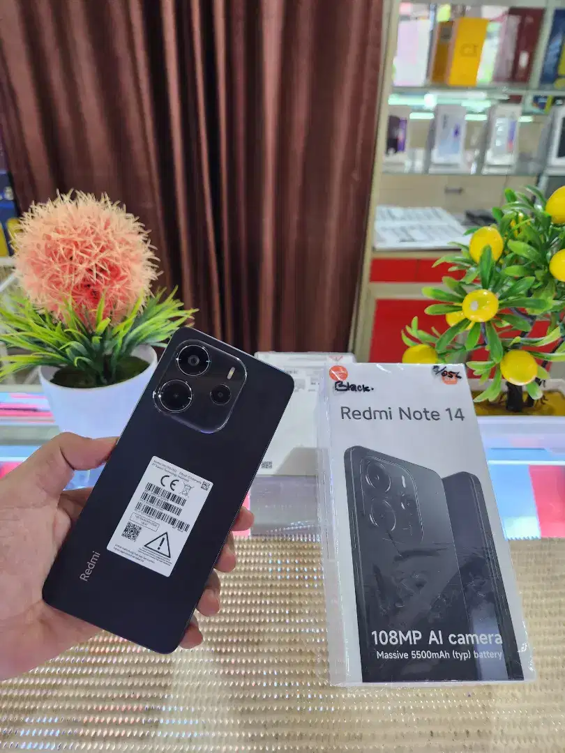 Redmi Note 14 Ram 8+8/256Gb Fulset Mulus 99% Pemakaian 1Bulan Like New