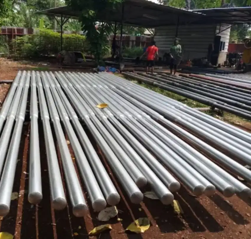 Tiang PLN DI KALSEL,Tiang Lampu,Tiang,Tiang Fiberoptic,Tiang telkom