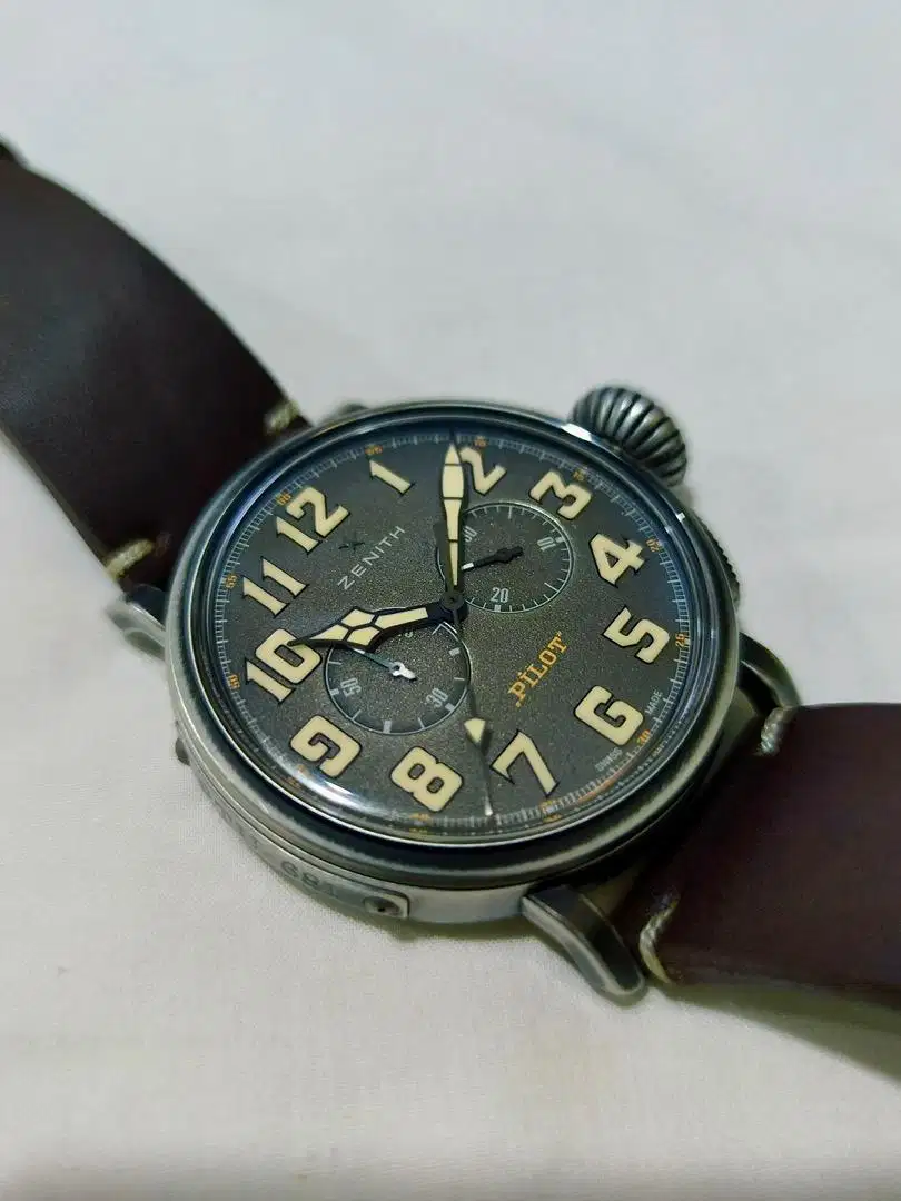 Zenith type 20 pilot no tudor breitling AP oris omega rolex tag heuer