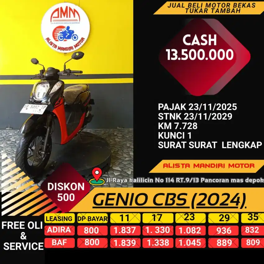 JUAL BELI MOKAS GENIO CBS 2024 BAYAR VIA SHOPEE TOKPED KREDIVO CC DLL