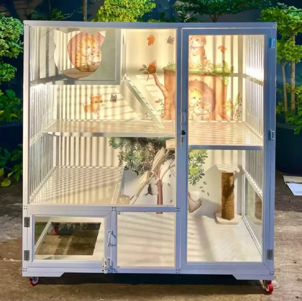 Kandang kucing alumunium bandung