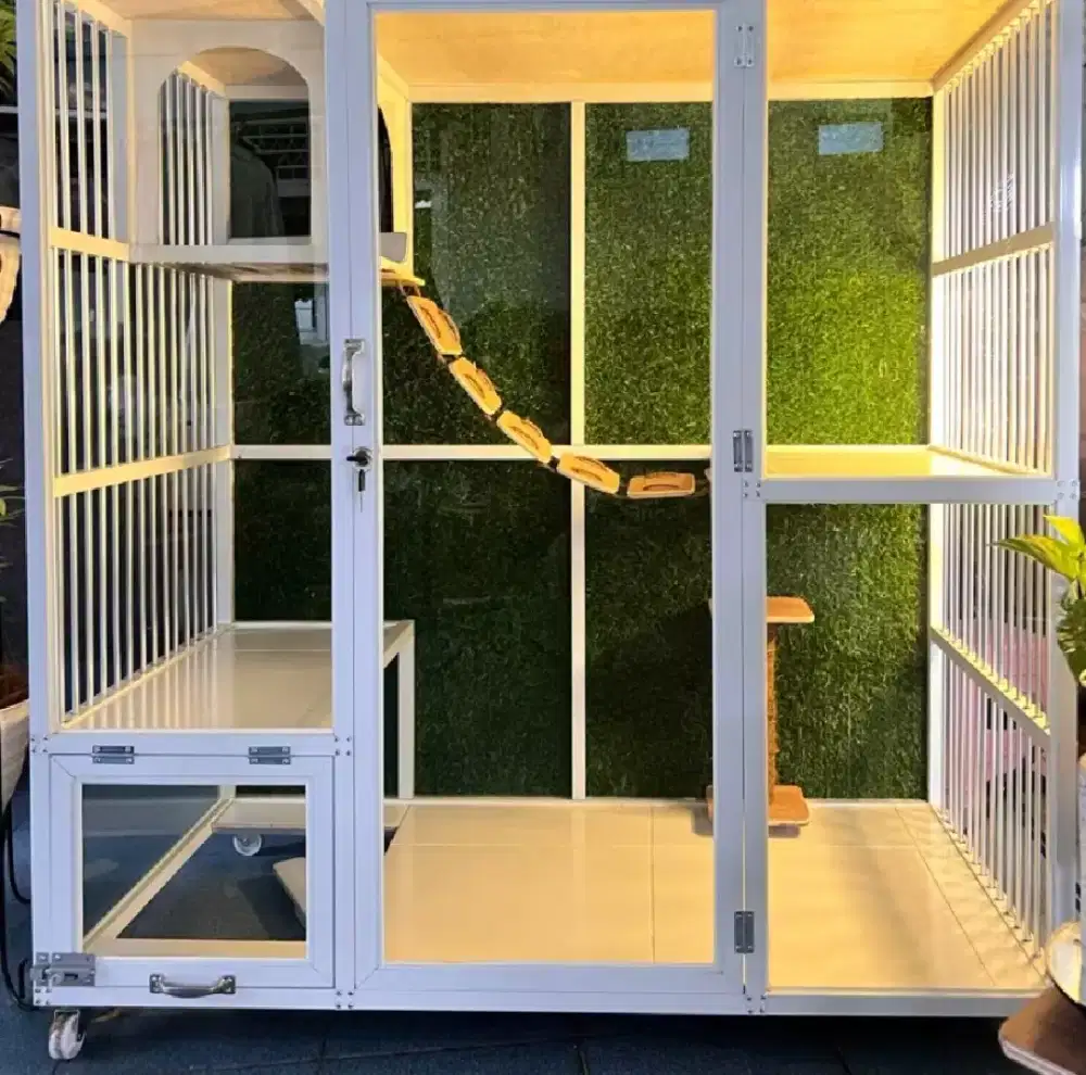 Kandang kucing alumunium bandung