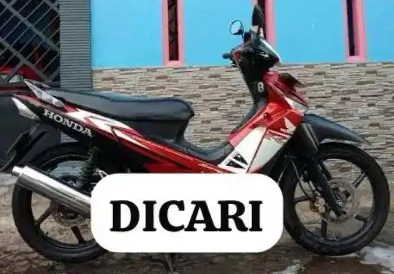 Di Cari Supra X 125 Double Disk DD Tahun 2007 Ke Atas Karbu 2009