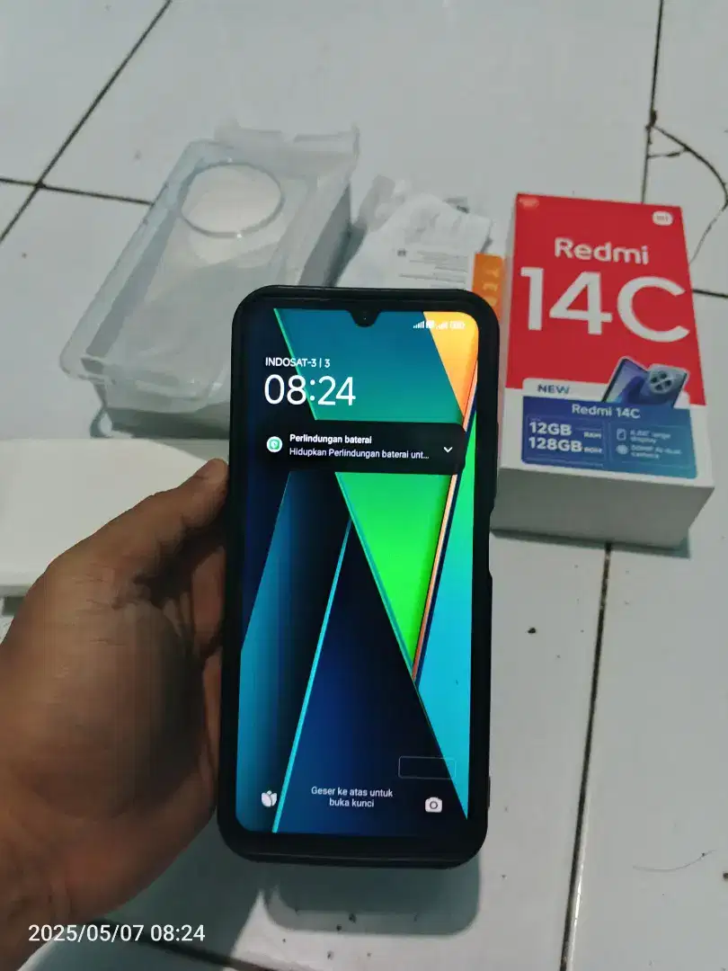 Redmi 14C NFC ram 6/128 mulus nominus garansi panjang cakep