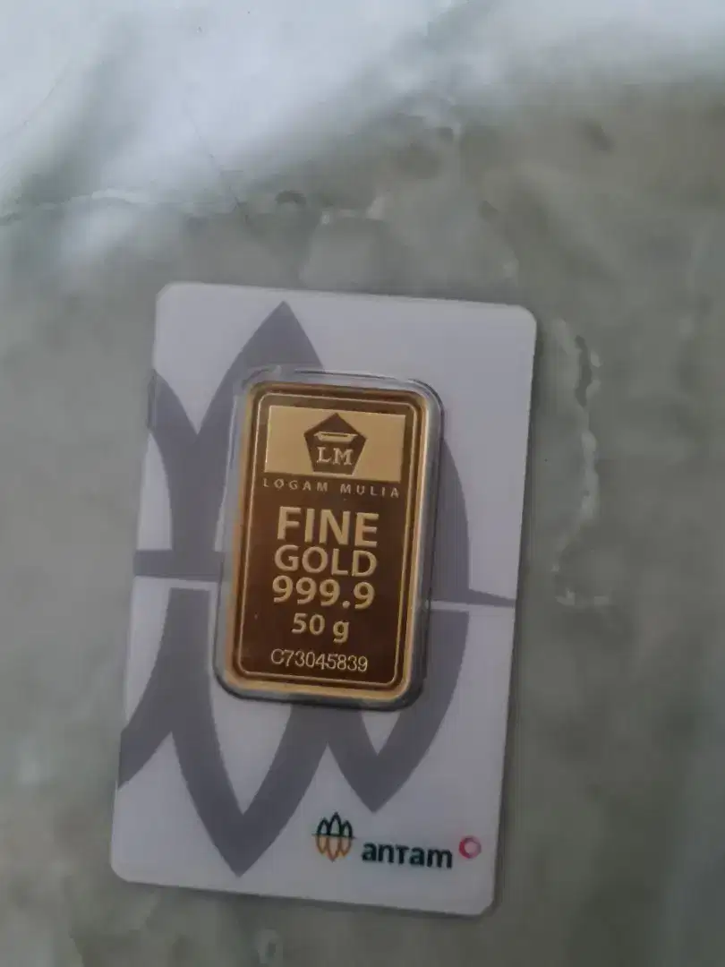 Logam mulia 50 gram antam redmark