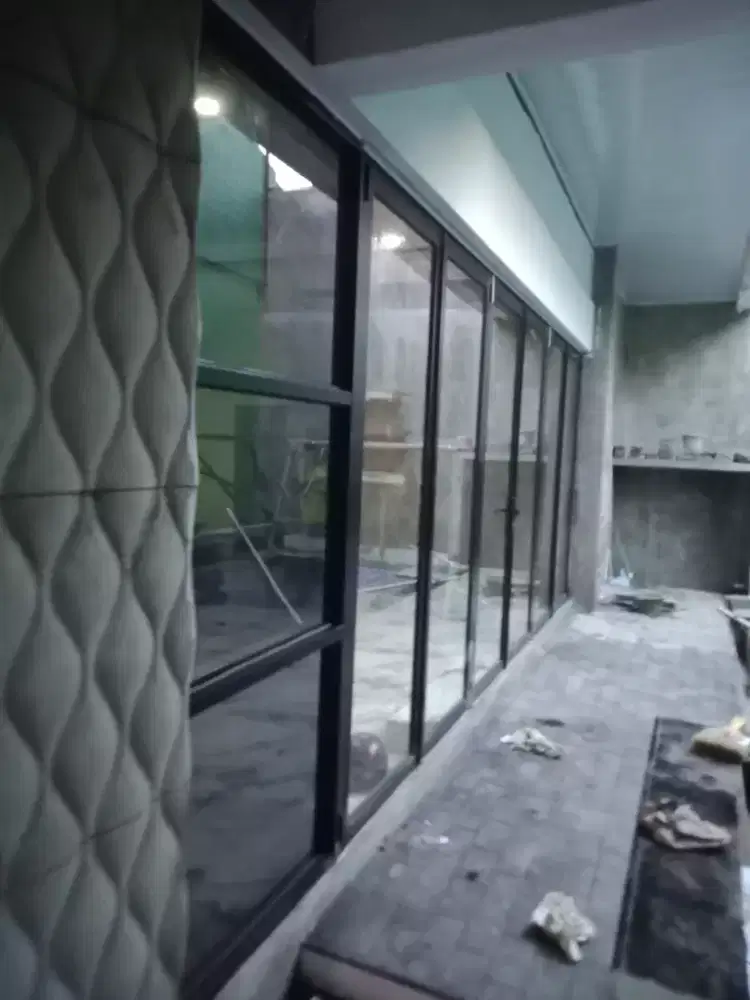 Pintu lipat kaca pintu kaca