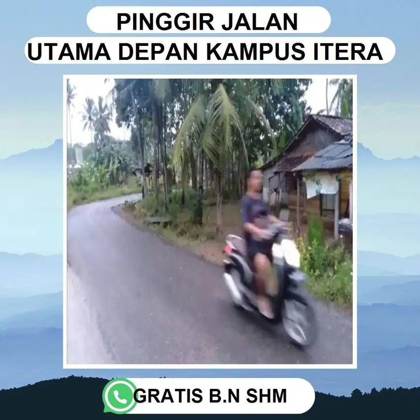 TERDEKAT KAMPUS TER BESAR DI SUMATRA ITERA DAN PINTU TOL NEMPEL ASPAS