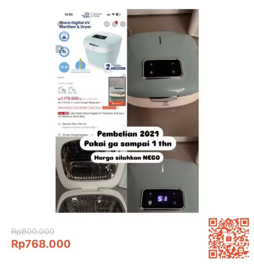 UV Sterilizer & Dryer Little Giant