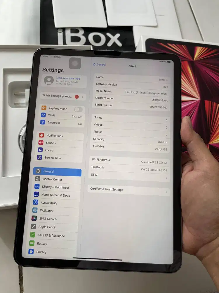 Ipad Pro M1 1TB Saya Jemput Serius