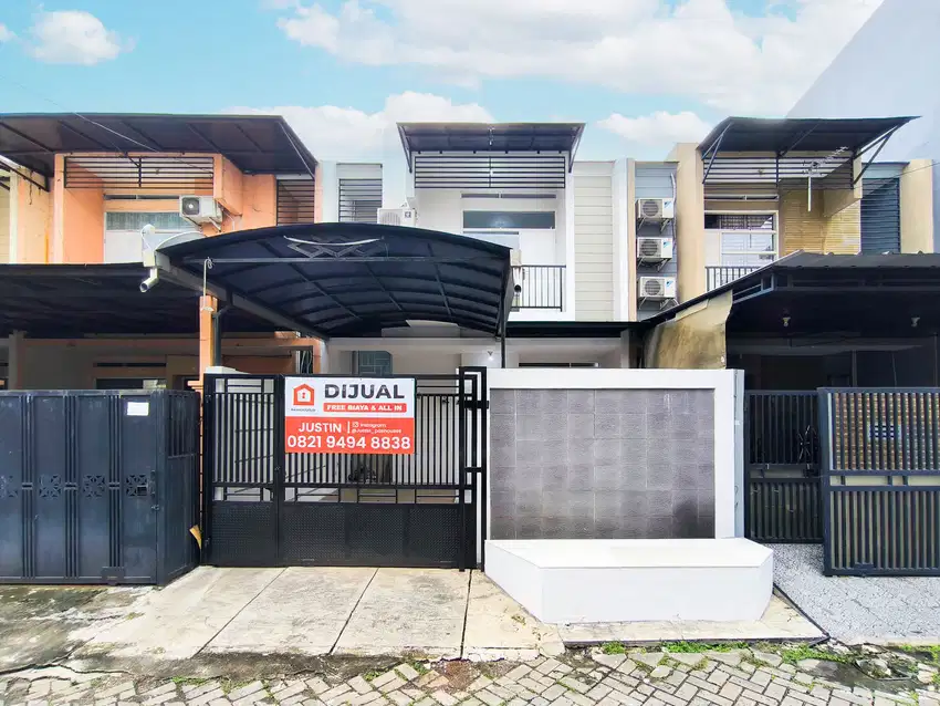 Rumah 2 Lantai SHM 15 Menit ke Terminal Kalideres Dibantu KPR J-27514