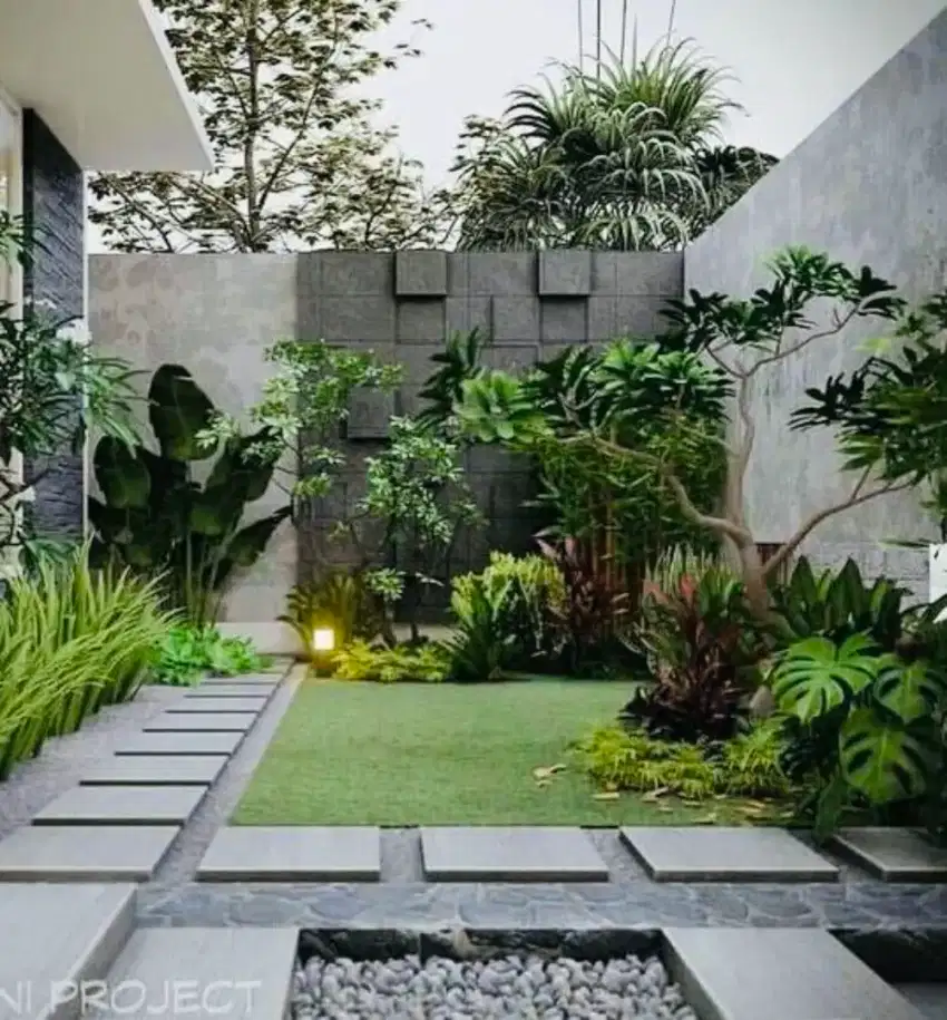 Jasa pembuatan taman kering taman pertikal taman bermain dll #43