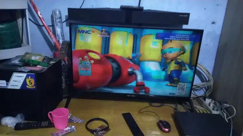 Jual tv LED Polytron 32 inci sudah android soundbar