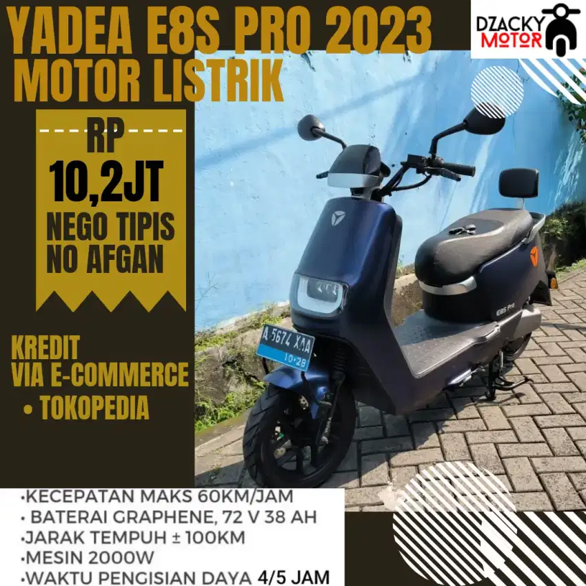 YADEA E8S PRO 2023 SECOND LIKE NEW