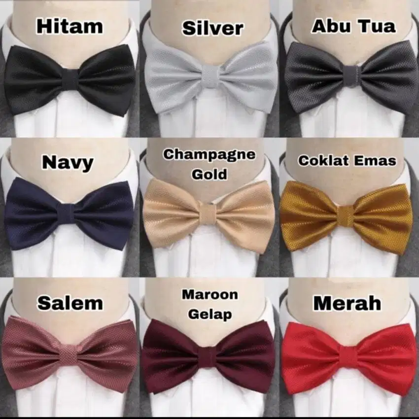 Dasi Kupu Kupu Bowtie Bow Tie Pria Dewasa Cowok Kupu-Kupu Leher Acc
