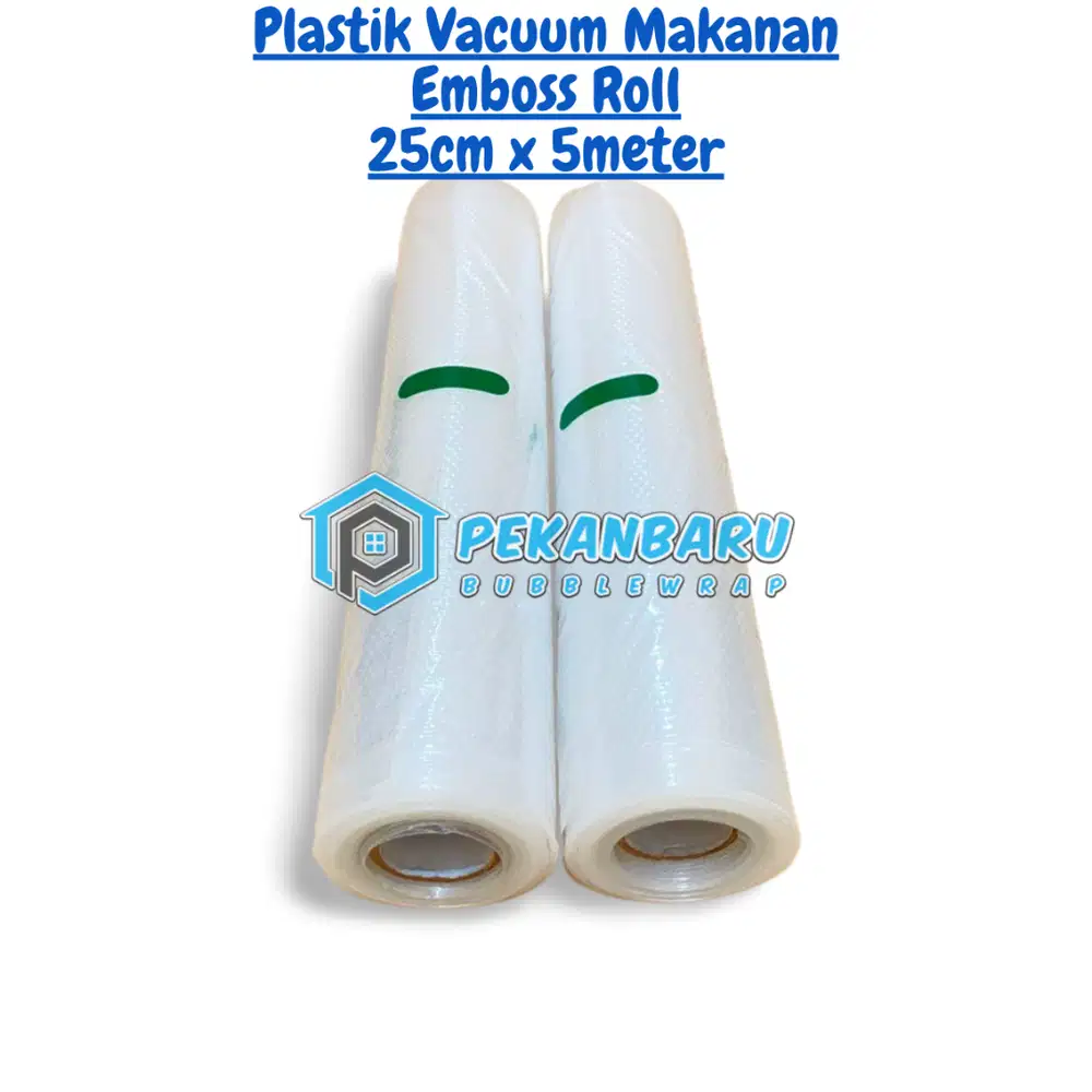 Plastik Vacuum Makanan Emboss Roll Premium | 25 cm x 5 meter