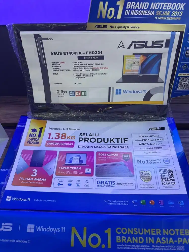 ASUS E1404FA FHD321 bisa cicilan tanpa Dp