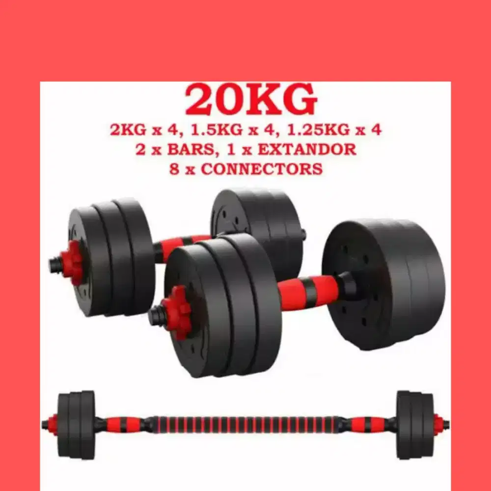 Ready premium dumble set 20kg fitness