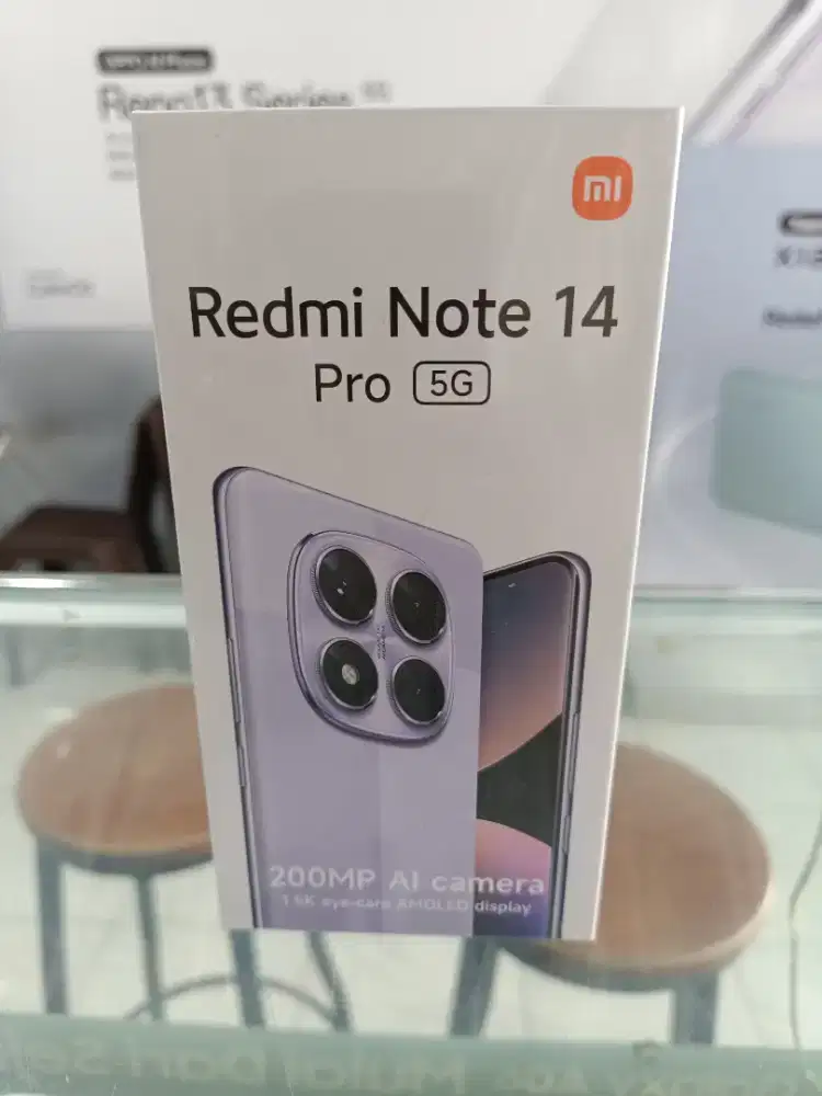 **New** Xiaomi Redmi Note 14 Pro 5G 8/256 garansi resmi