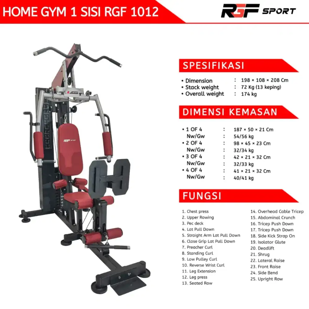HOME GYM 1 SISI RGF 1012