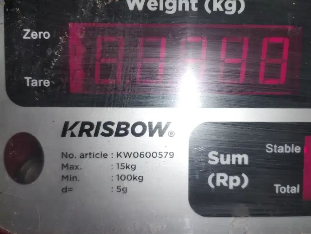 Timbangan Meja Digital,15kg