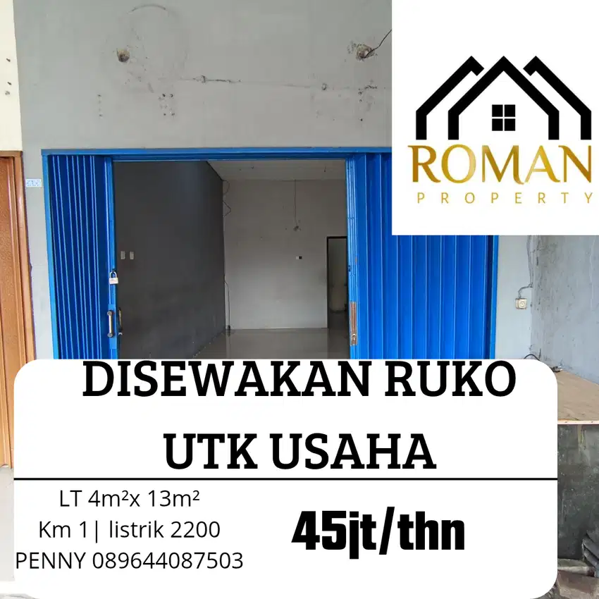 DISEWAKAN RUKO DI PINGGIR JALAN STRATEGIS MERUYA BISA UTK KANTOR