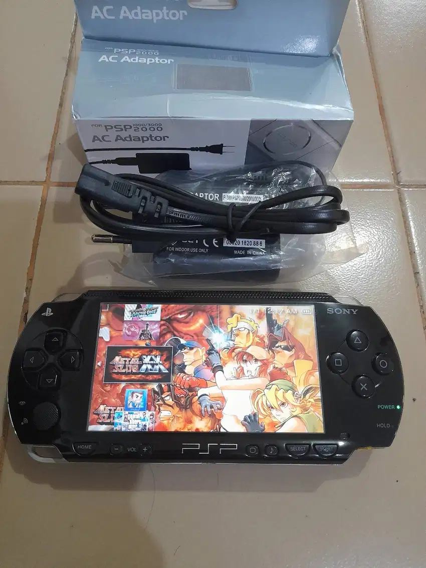 PSP FAT Tebel Mulus Memory game 16gb Fullgame Plus Cassan