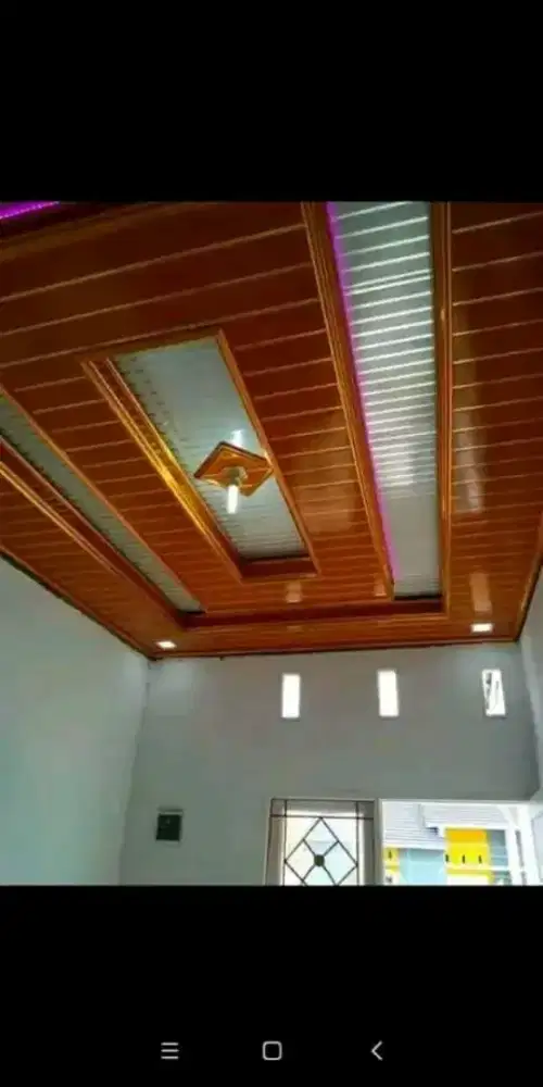 plavon PVC terpasang