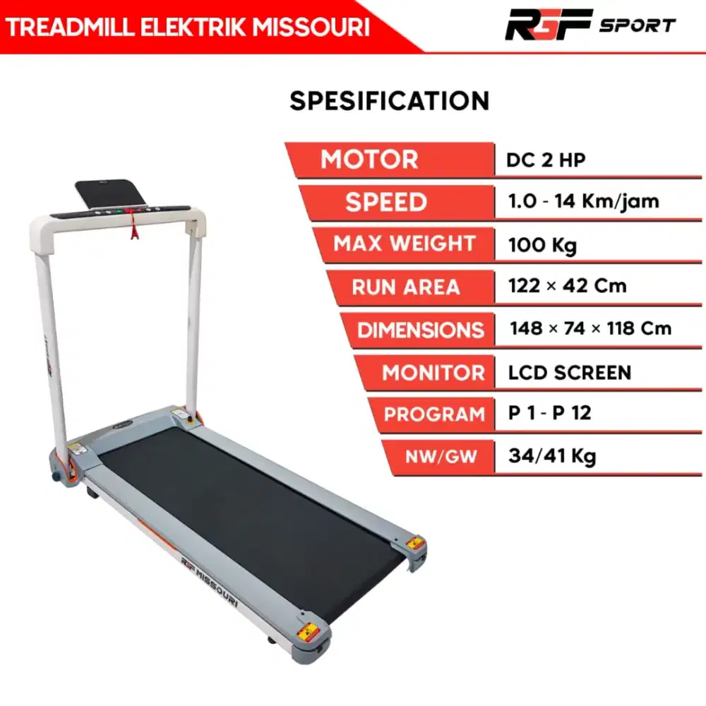 TREADMILL ELEKTRIK MISSOURI