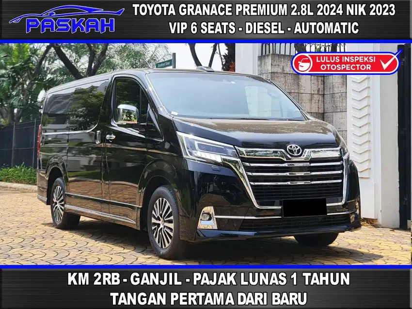 TOYOTA GRANACE 2.8L PREMIUM VIP 6 SEATS 2024 NIK 2023 Km=2rb Tax=1thn
