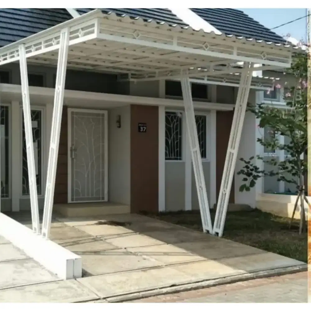 Kanopi baja ringan kanopi atap spandek polos