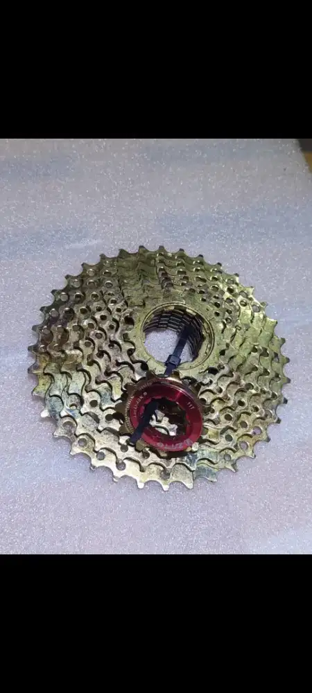 Sprocket + Rantai 9s Ztto Gold