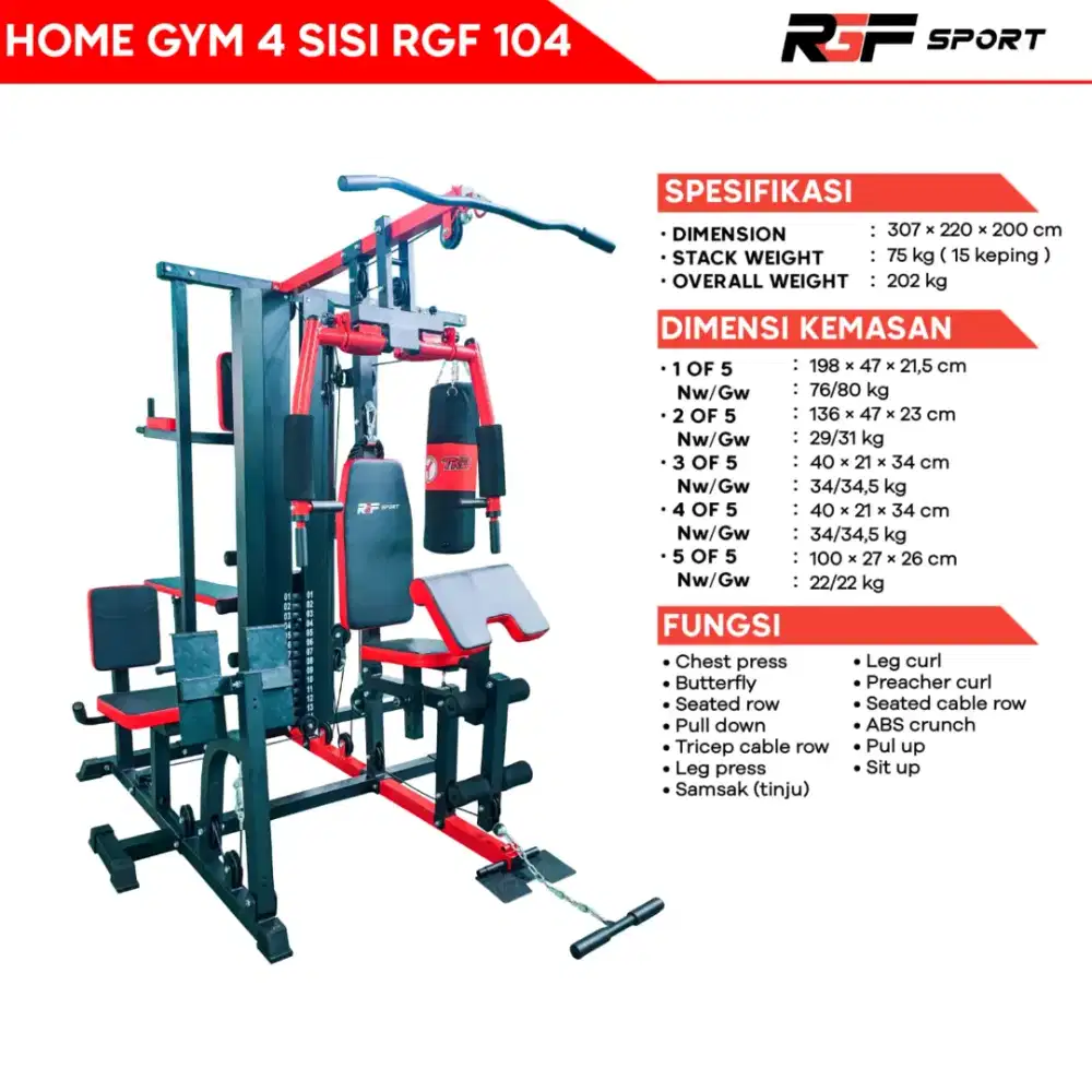 HOME GYM 4 SISI RGF 104