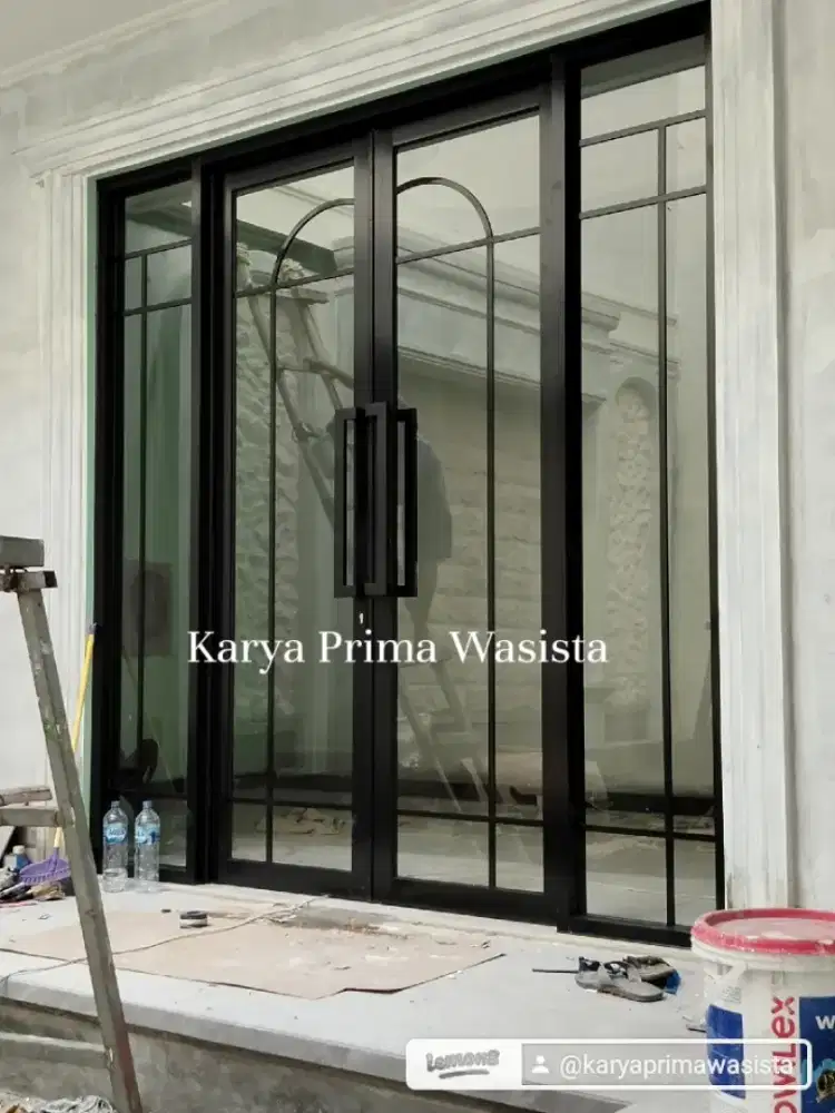 Pintu aluminium, jendela aluminium, jendela bulat, pintu lingkar