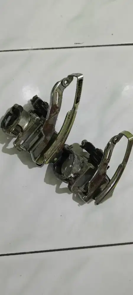 FD Shimano 3 speed sepeda MTB balap seli