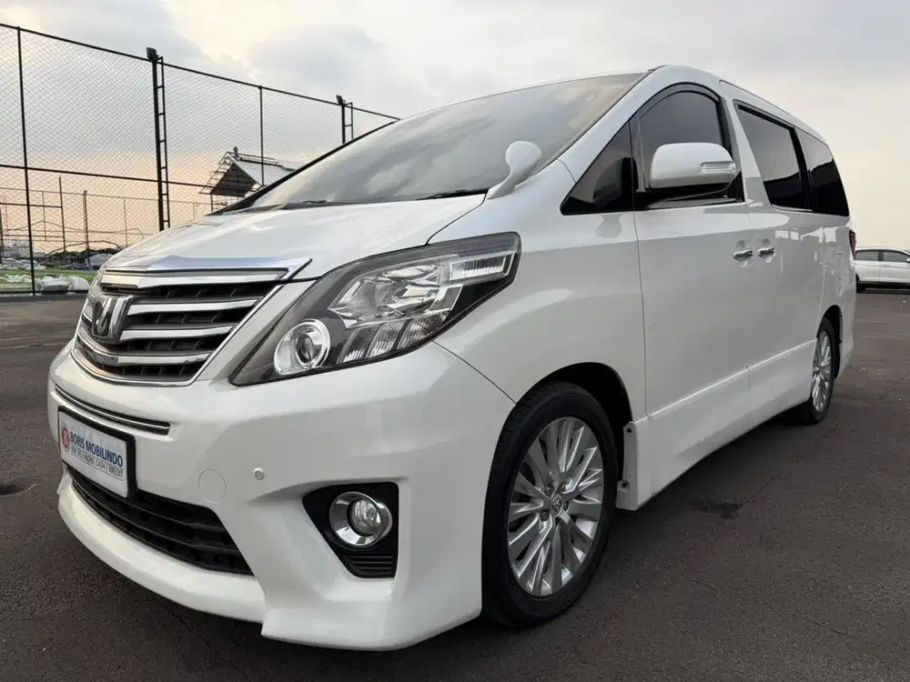 Alphard 2012 S Putih TDP 5jt Toyota ANH20 G 2013 SC CBU Pilot Seat