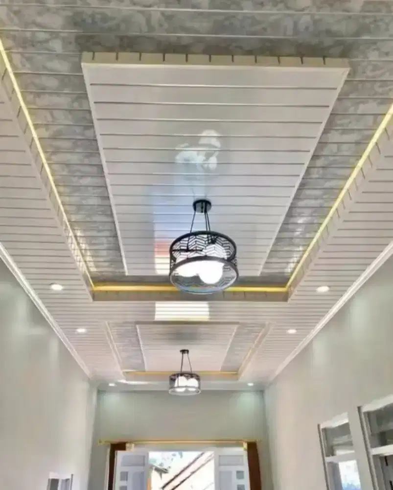 Melayani pemasangan plafon PVC dan kanopi Wesi baja ringan