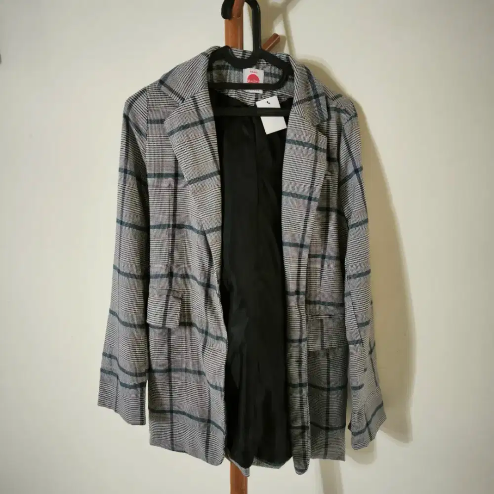 Blazer Outer Square Kotak Yuan Market Clothing