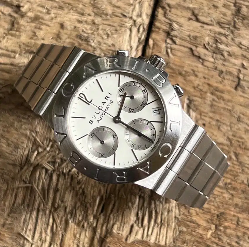 Bvlgari diagono chronograph rare item watch