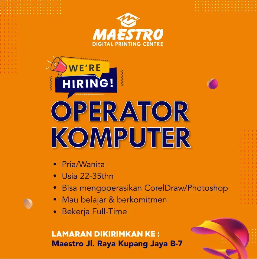 OPERATOR KOMPUTER Digital Printing