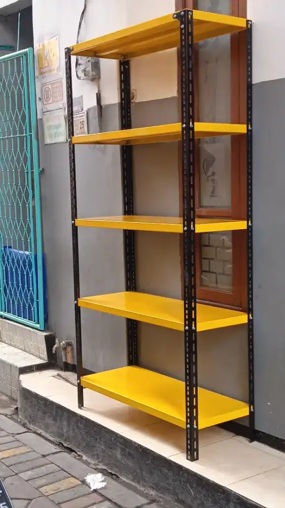 Rak besi siku serbaguna rak besi siku lubang rak besi siku 5 susun