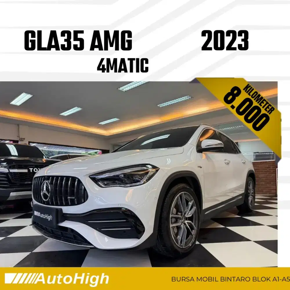 DP10% [Km8.000] GLA35 AMG 2023 White / GLA 35 Reg 2022 #AUTOHIGH