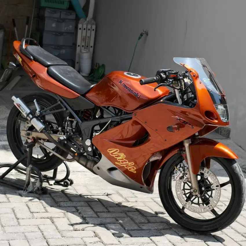 NINJA RR OLD ORANGE 2009 ASLI (rare item)