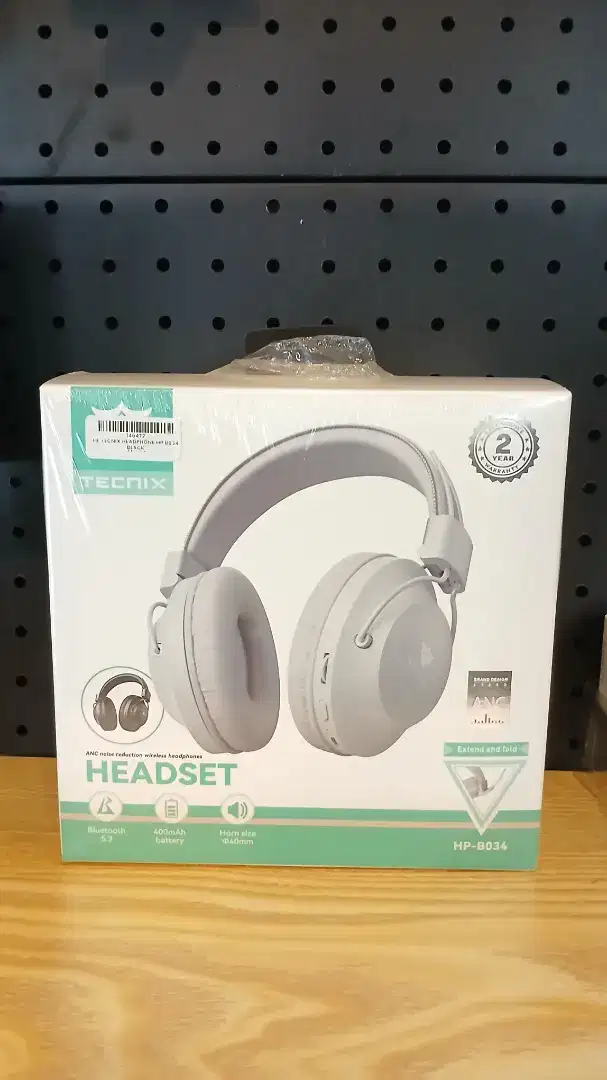 TECNIX HP-B034 Wireless Headset Active Noice Cancellation

ANC